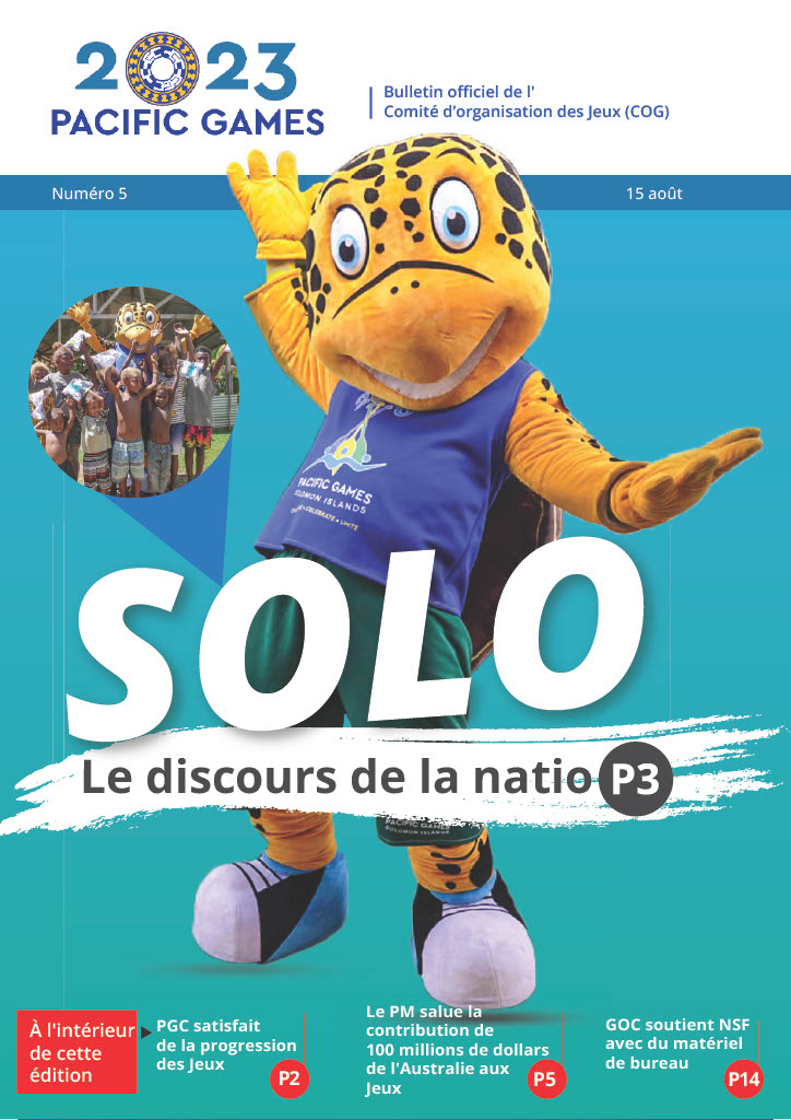 Sol2023 Newsletter 2022, Issue 5 – French
