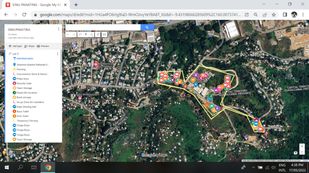 SINU Panatina Campus Village Map