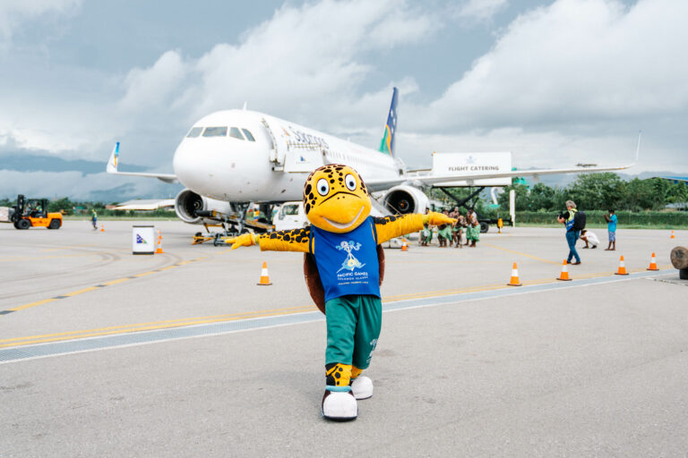 Mascot Tour- Honiara International Airport Solomon Airlines New Airbus