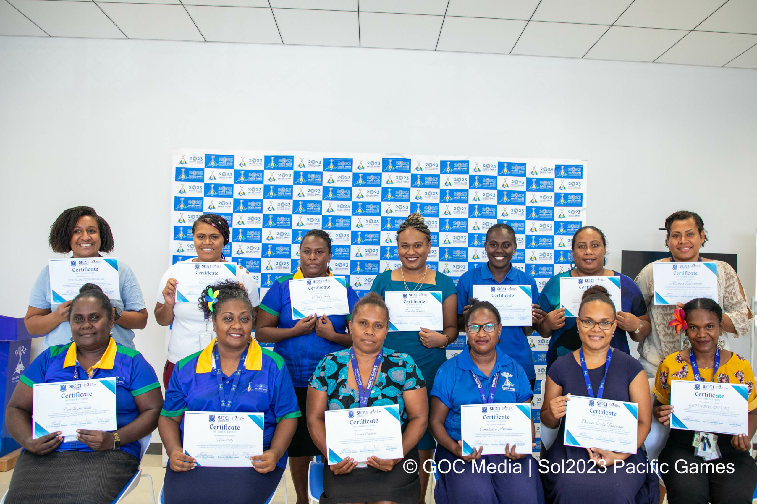 GOC Women Receive Certificate