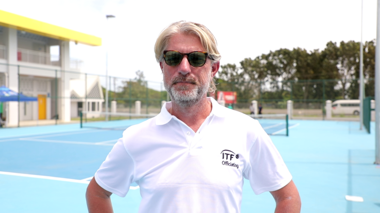 World rank Tennis Umpire completes training for volunteers and ball kids