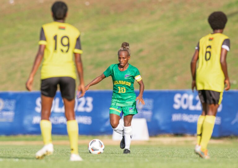 Women’s football wins for Samoa and Solomon Islands