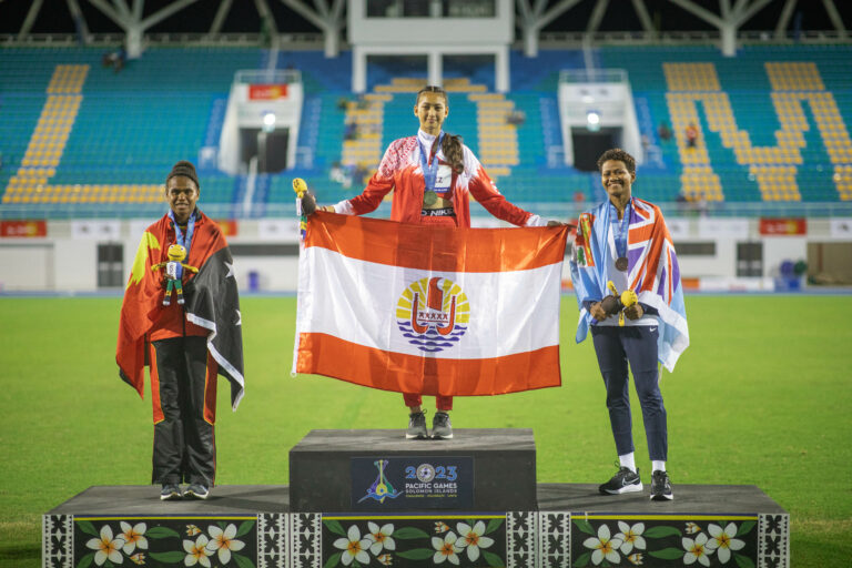 Perez wins women’s high jump gold for Tahiti