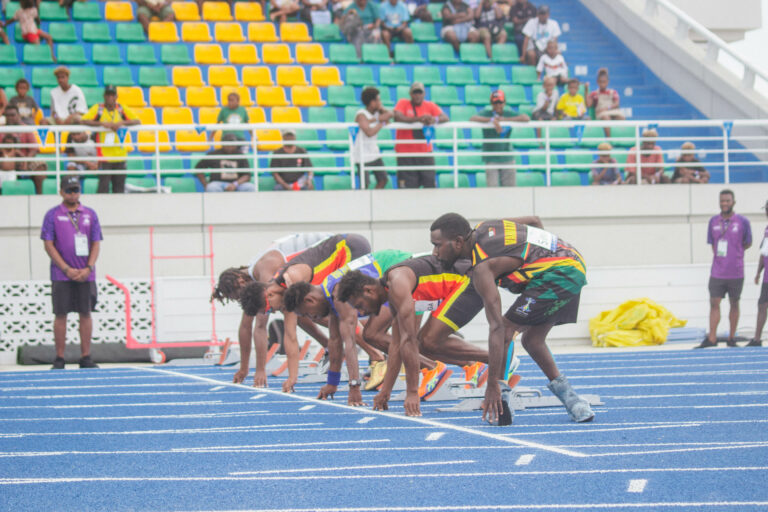 New Caledonia’s Siapo trades bronze for gold in men’s 100m ambulant