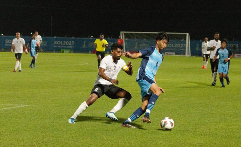 New Caledonia and Fiji dominate on day two of men’s football