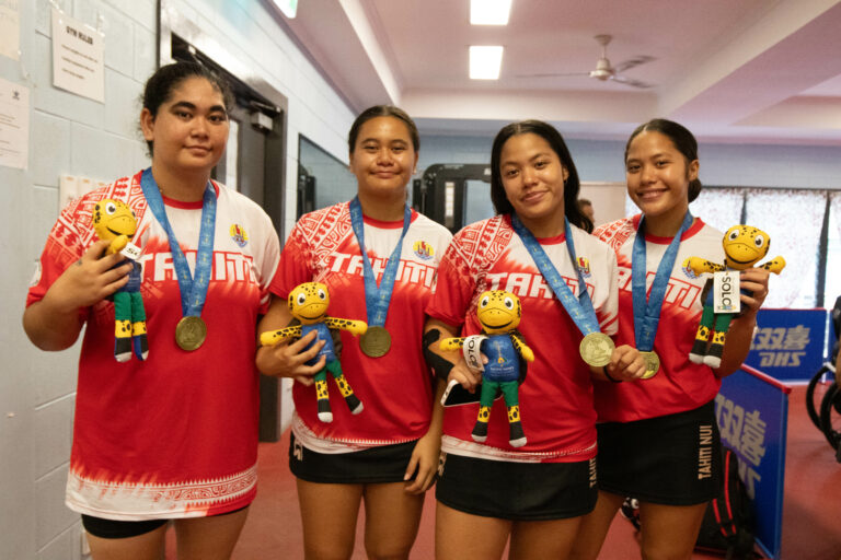 Double Gold for Tahiti in Table Tennis