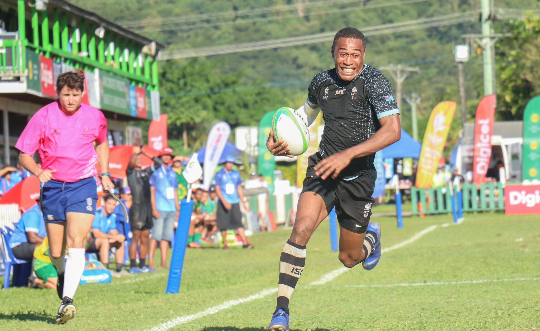 A Fijian male rugby player
