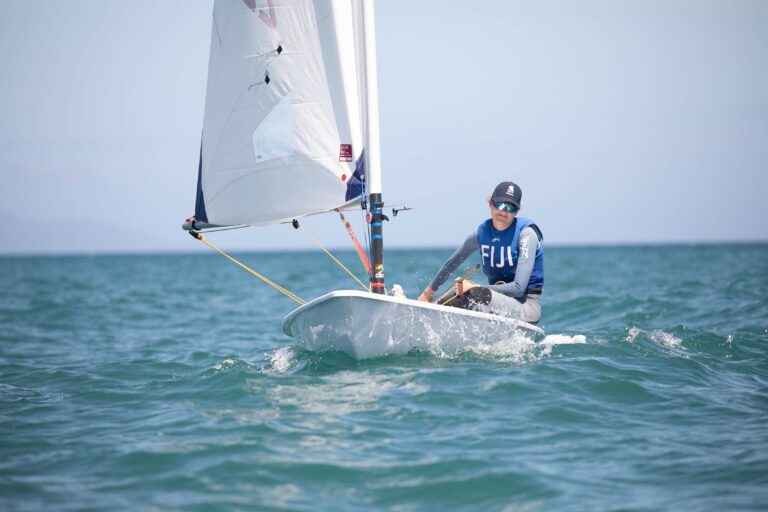 Sailing conditions please competitors on day two