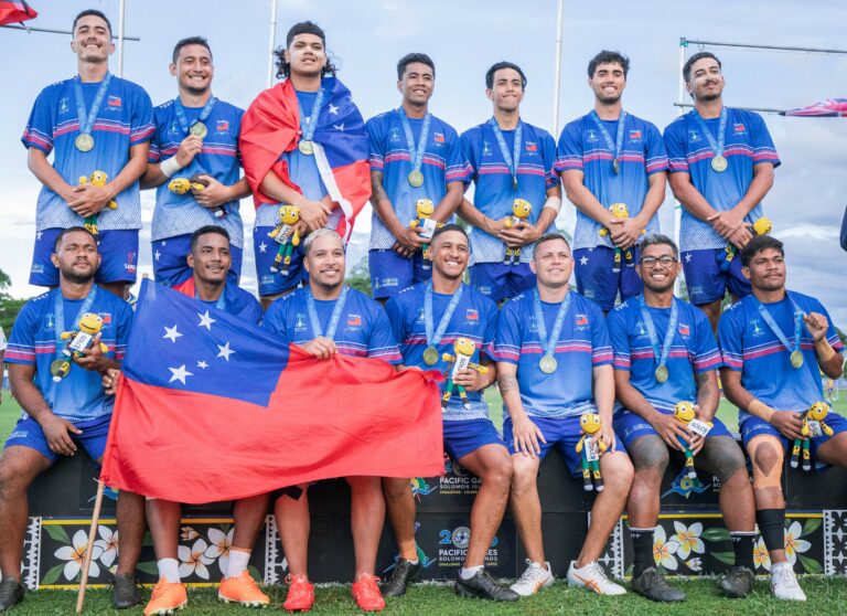 Samoa crowned new champions of men’s and women’s touch rugby