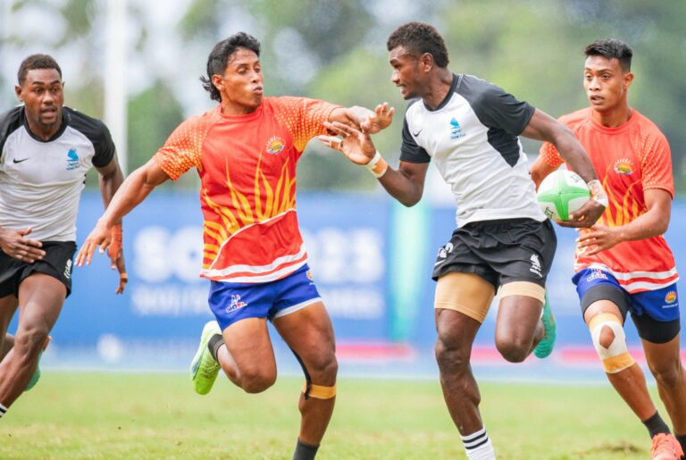 Fiji, Samoa, Tonga, PNG through to men’s rugby 7s semifinals