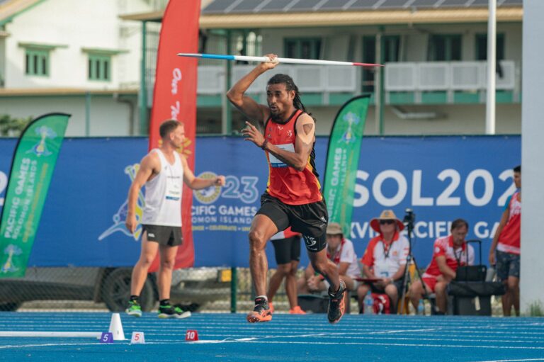 Papua New Guinea’s Karo Iga takes gold in men’s decathlon