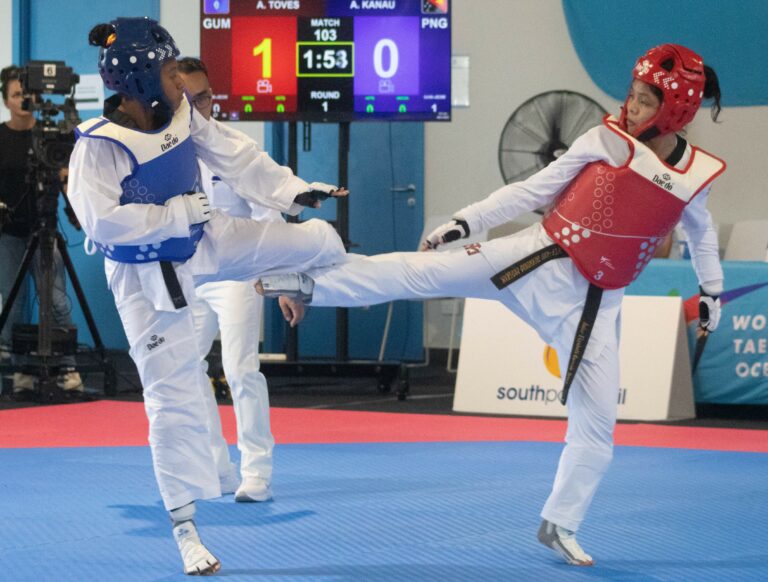 Australia claims four women’s taekwondo golds while Solomon Islands impresses