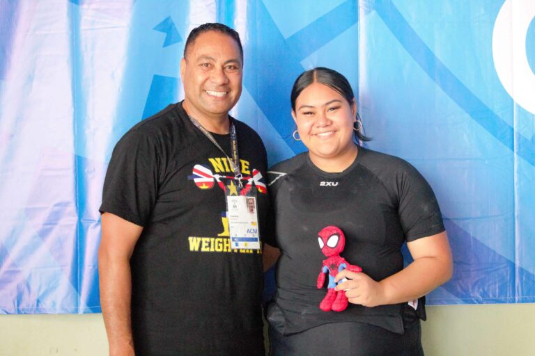 Niuean weightlifter Ramsi reflects on competing in the country that inspired her name
