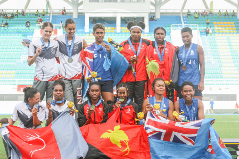PNG win women’s 4x100m relay while team of Fijian students claims bronze