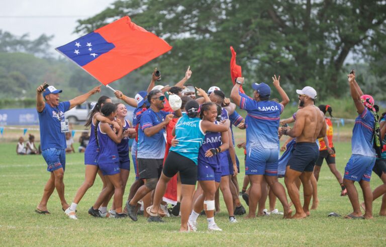 Samoa snatch third gold in touch rugby
